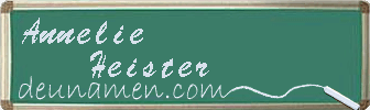 Annelie Heister Visitenkarte